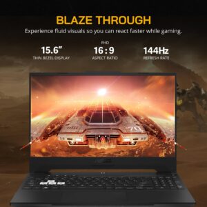 Asus 2022 TUF Dash 15.6 144Hz Gaming Laptop, Intel 12th Core i7-12650H, 32GB DDR5 RAM, 2TB PCIe SSD, NVIDIA GeForce RTX 3070 Graphics 8GB GDDR6, Backlit Keyboard, Win 11, Black, 32GB USB Card