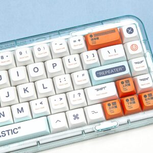 BUENA DECOR Plastic Keycaps Keyboard - PBT DYE-Sublimation, MX Style for Mechanical Keyboards, 140-key Kit Covers Tenkeyless and Fullsize Keyboards XDA Gaming Mechanical Keyboard