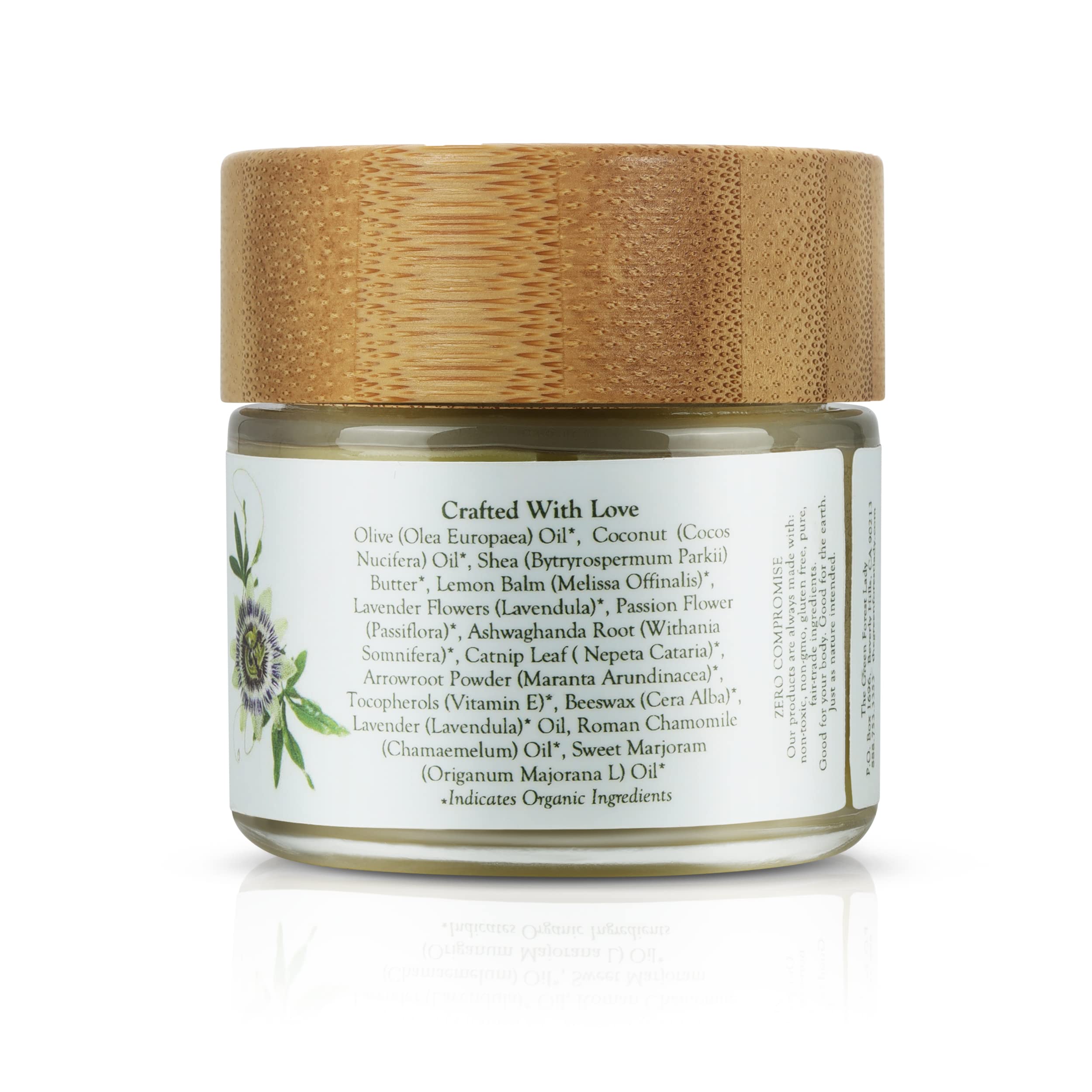 Green Forest Lady The Baby Calm Balm | Protects, Hydrates & Nourishes Sensitive Skin | Helps to Calm Newborns, Babies & Toddlers | Soothing Combination of Infused Herbs