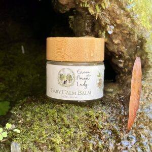 Green Forest Lady The Baby Calm Balm | Protects, Hydrates & Nourishes Sensitive Skin | Helps to Calm Newborns, Babies & Toddlers | Soothing Combination of Infused Herbs