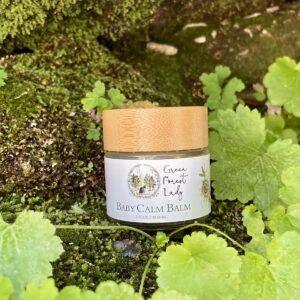 Green Forest Lady The Baby Calm Balm | Protects, Hydrates & Nourishes Sensitive Skin | Helps to Calm Newborns, Babies & Toddlers | Soothing Combination of Infused Herbs