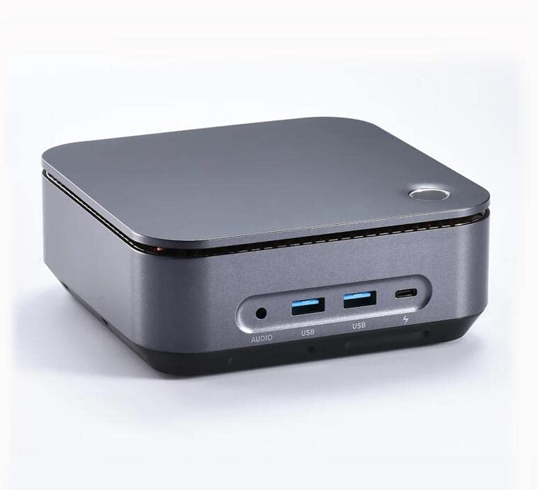 KAMRUI Thin Client Mini PC 11th Intel 4-Core i5-1135G7 Iris Xe Graphics 16GB DDR4 RAM 512GB NVMe SSD WiFi AX BT HDMI DP Thunderbolt4 RJ-45 Fingerprint Build-in Speaker Windows 11 Pro