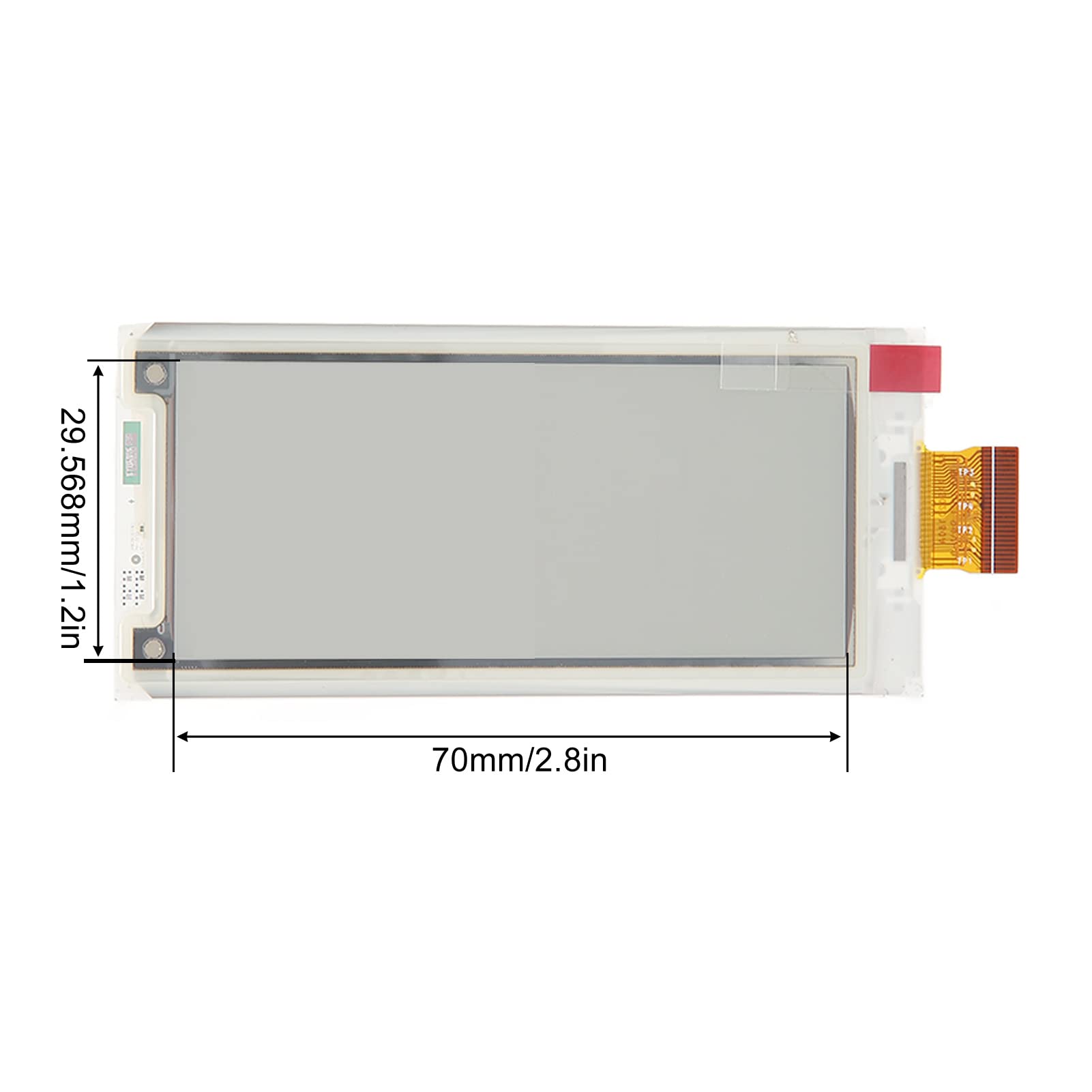 3 Inch e Paper Screen Display Module, SPI Control Interface, 400×168 Resolution, 180° Viewing Angle, No Backlight Required, Electronic Ink Screen for Rpi, Jetson Nano, STM32