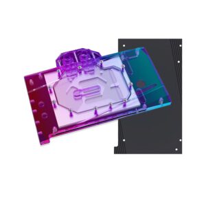 copper gpu water cooling block gpu waterblock graphics card water cooling block for gigabyte aorus geforce rtx 4090 master gaming (5v argb rbw aura effect led lights gpu block with backplate)