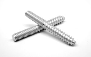 1/4-20 x 1 1/2 coarse thread hanger bolt stainless steel 18-8 pk 100