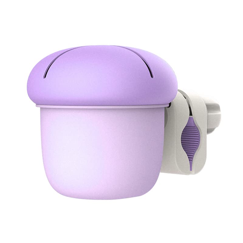 YoungSelly Universal Cup Holder, Stroller, Bicycle, Wheelchair, Walker, Scooter, Automobile Universal Beverage Holder, Large-Caliber Design Cup Holder, 360-degree Rotating Cup Holder, Purple