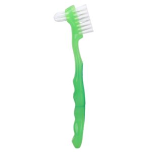 Denture Brush Denture Toothbrush Denture Brush Set Senior Professional Cleaning Brush for Daily Use (Green) Denture Brush Toothbrush Denture Cleaner Brush