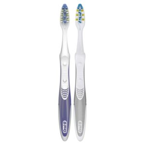 Oral-B Micro Pulse Battery Electric Toothbrush, Medium, 2 Ct