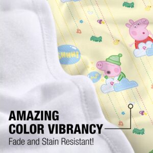 LOGOVISION Peppa Pig Lightweight Baby Blanket, 30"X40", Shh Baby's Sleeping Unisex for Infants Girls & Boys