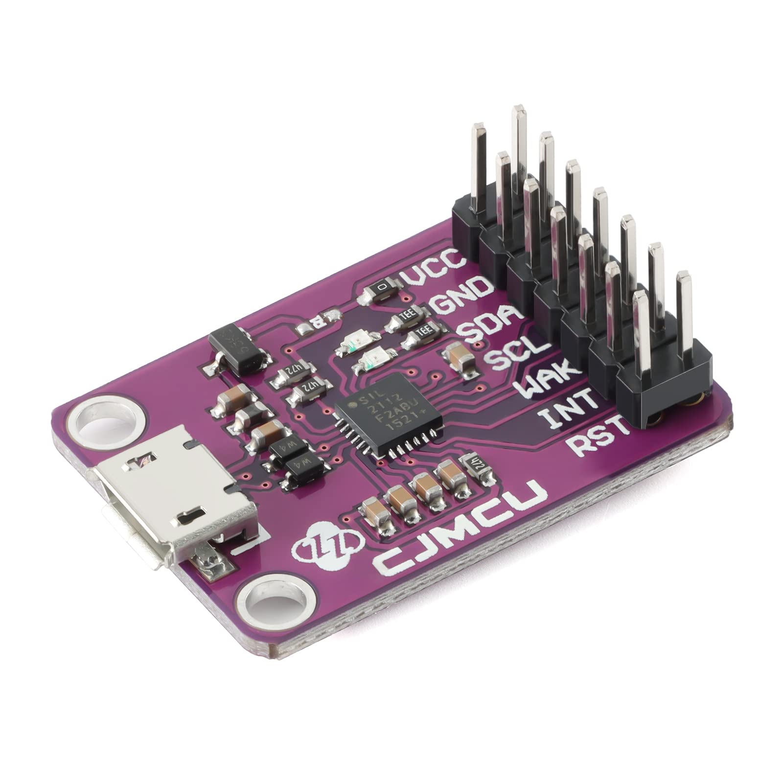 EC Buying CP2112 Debugging Board USB to SMBus I2C Communication Module 2.0 MicroUSB 2112 CCS811 Sensor CP2112 GPIO 4.0~5.25V HID USB-to-SMBus API Specification Multifunction Serial Adapter Module