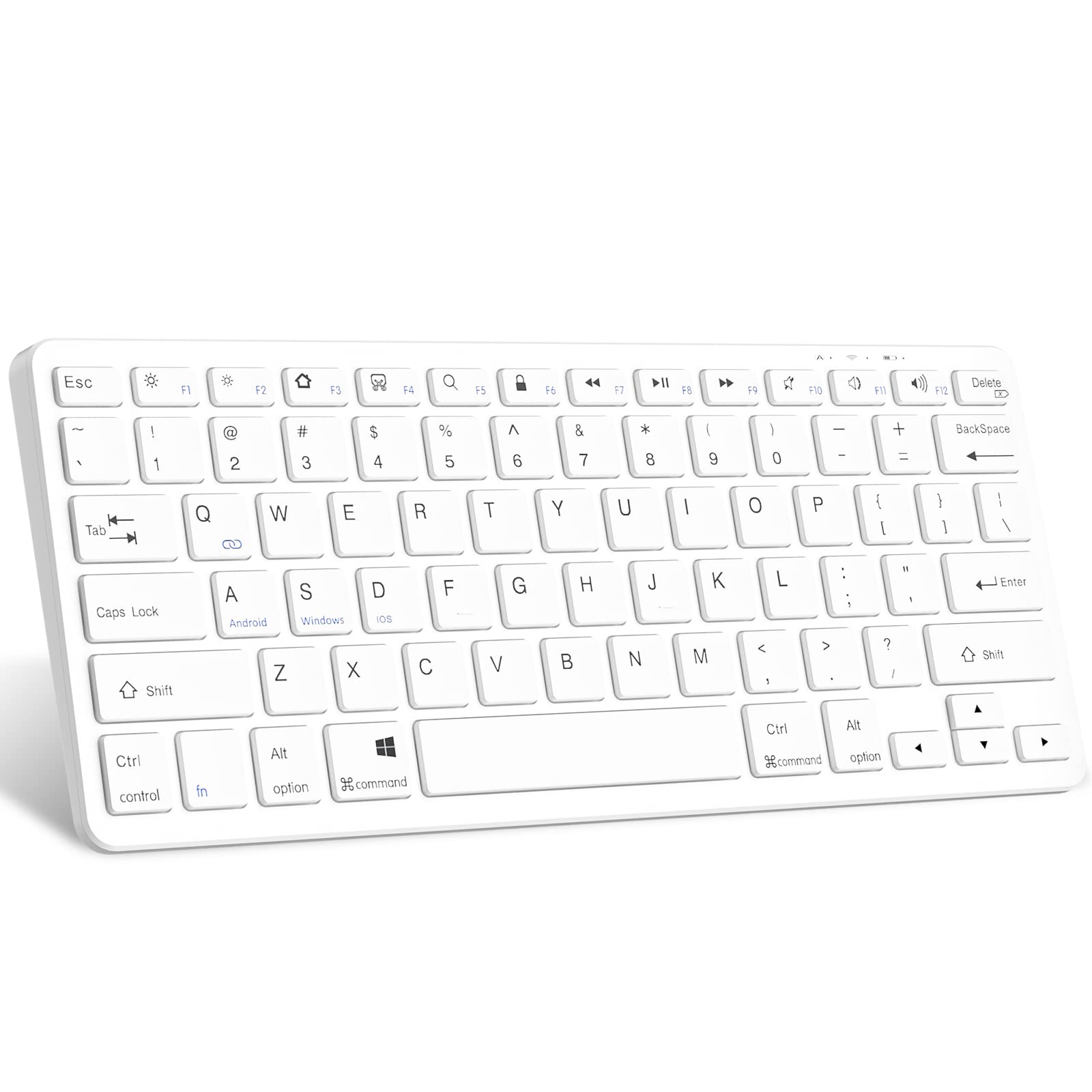 TaIYanG Bluetooth Keyboard for iPad Wireless Keyboard Compatible iPad 10th/iPad 10.2(9th/8th/7th Generation),iPad Air 5th/4th, iPad Pro 11/12.9, iPad 9.7, iPad Mini and All Bluetooth Devices (White)