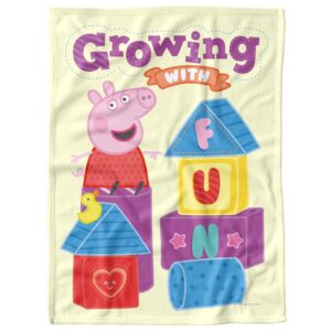 LOGOVISION Peppa Pig Lightweight Baby Blanket, 30"X40", Baby Blanket Design Unisex for Infants Girls & Boys