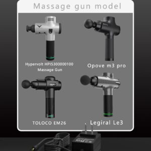 VHBW Massage Gun Charger Replacement for DC 24V or 25.2V Brushless Motor Massage Gun Charging Cord for Hypervolt Taotronics Opove Toloco Legiral Bobbito Phoenix CHIROGUN Cholas Aldom Battery Charger