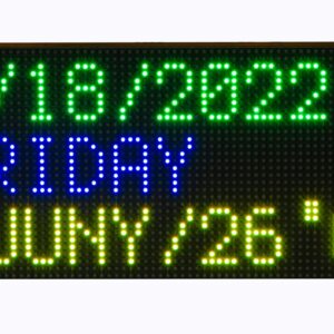 RGB Full-Color LED Matrix Panel Display for Raspberry Pi Pico ESP32 for Arduino 64×32 Pixels 3mm Pitch 2048 RGB LEDs Adjustable Brightness