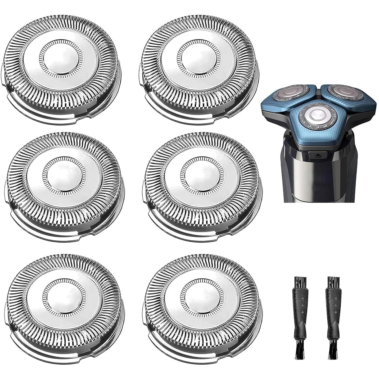 Suleto SH70 Replacement Heads Compatible with noreclo Electric Shavers Series 7000, SH70/71Razor Replacement Blades Compatible with noreclo Shaver, Blades for SW7700 S7370 S7371 S7720 S7710 SW7700