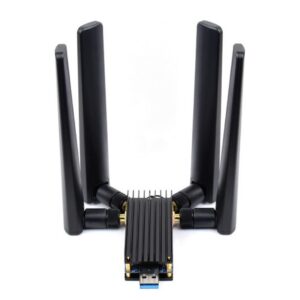 5G DONGLE Module with Quad Antennas USB3.1 Port Aluminum Alloy Heatsink M.2 Key B Interface @XYGStudy (USB to M.2 B Key)