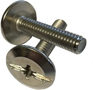 hurricane stainless steel sidewalk bolts 1/4-20 x 3/4 inch long (12)