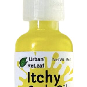 Urban ReLeaf Itchy Scalp Oil Treatment ! Braids, Wigs, Weaves, Tight Hairstyles & Itchy Skin Relief, Shaved Bald Head, Quickly Soothe Irritation, Natural Herbal Remedy, Made Fresh in USA!