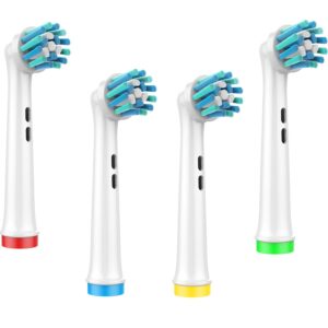 Toothbrush Heads for Oral B Braun Replacement Heads, Professional Electric Toothbrush Heads, Precision Clean Brush Heads Refill Compatible with Oral-B 8000/Pro 9600/1000/ 3000/5000/7000 (EB50XA)