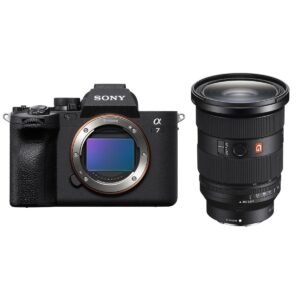 sony alpha a7 iv full frame mirrorless interchangeable lens digital 4k camera, black - bundle with sony fe 24-70mm f/2.8 gm ii standard zoom e-mount lens