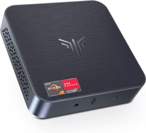 kamrui thin client mini pc amd 4-core ryzen 7 3750h radeon rx vega 10 graphics 16gb ddr4 ram 1tb nvme ssd wifi ac bt 4k hdmi displayport usb-c rj-45 windows 11 pro