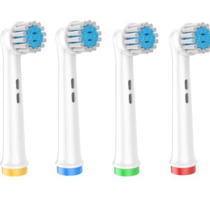 Toothbrush Heads for Oral B Braun Replacement Heads, Professional Electric Toothbrush Heads, Precision Clean Brush Heads Refill Compatible with Oral-B 8000/Pro 9600/1000/ 3000/5000/7000 (EB17XSA)