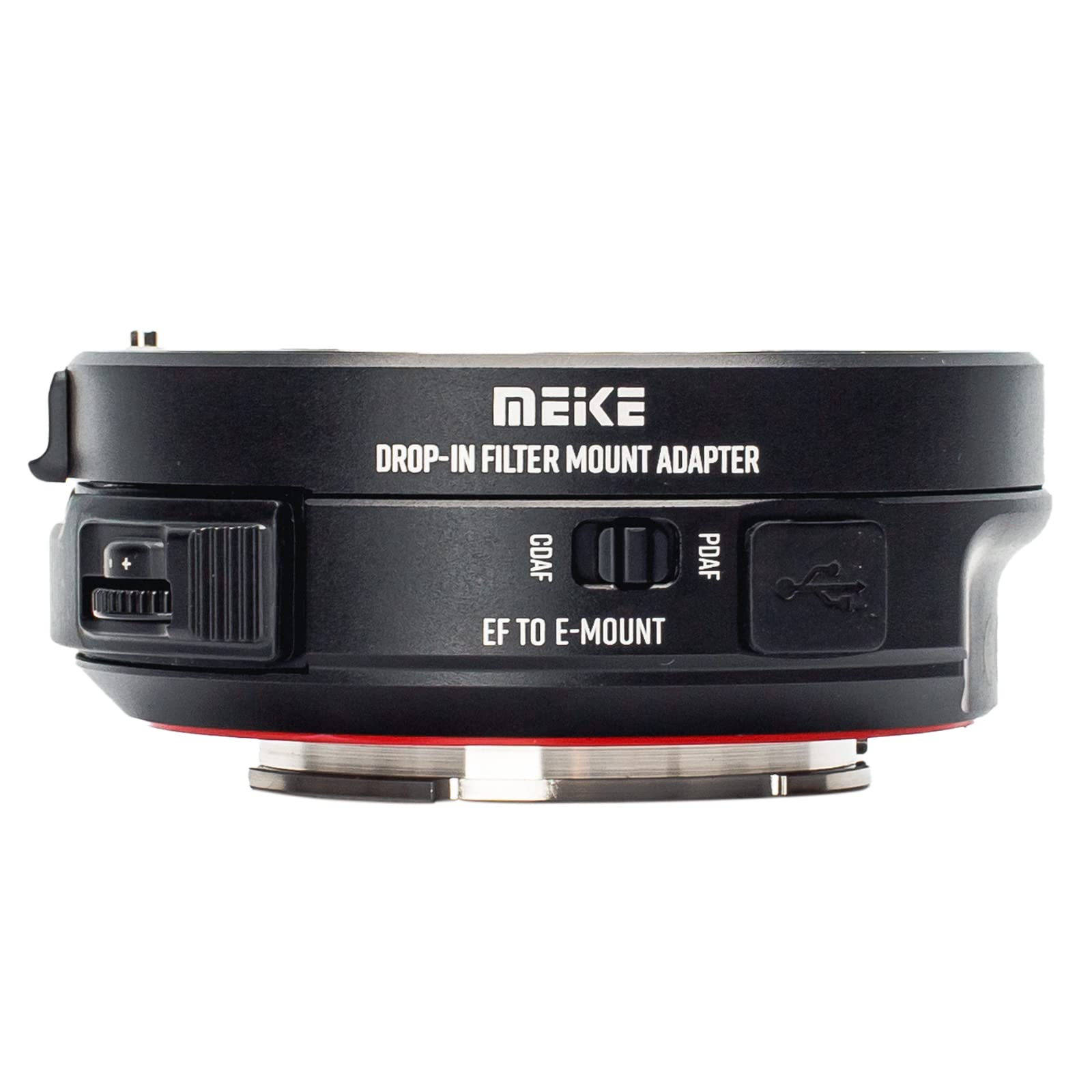 Meike MK-EFTE-C VND Metal Auto-Focus Mount Lens Adapter with Drop-in Variable ND and Clear UV Filters Converter for Canon EF/EF-S Lenses to Sony E Mount Cameras A9 A7III A7II A7 A7R3 A7R4