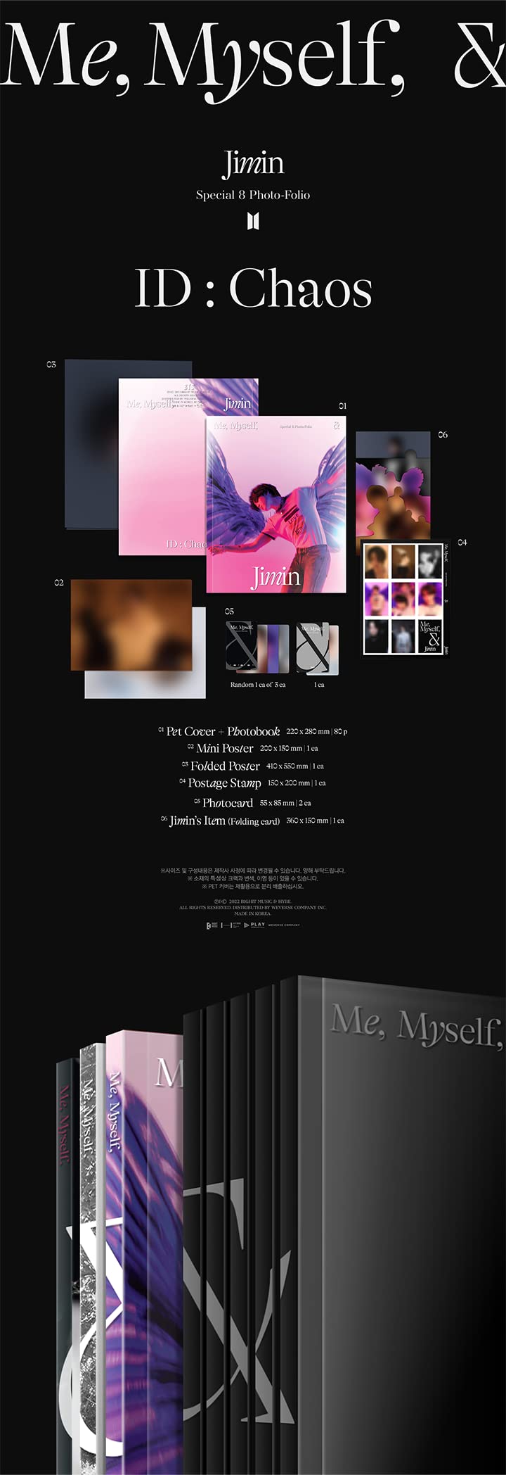 JIMIN - Special 8 Photo-Folio Me, Myself, and JIMIN [ID:Chaos]