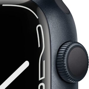 Apple Watch Series 7 (GPS, 45MM) - Midnight Aluminum Case with Midnight Sport Band (Renewed Premium)