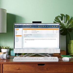 Latest HP All-in-One Desktop | 21.5" FHD Display | Intel 4-Core Celeron J5040 | Intel UHD Graphics | 16GB DDR4 512GB NVMe SSD | WiFi | BT | HDMI | Webcam | RJ45 | Internal Speaker | Windows 11 Home