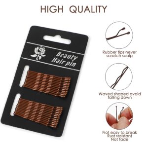 Magnetic Hair Clip and Sewing Pin Holder Cushion with 24 Bobby Pins