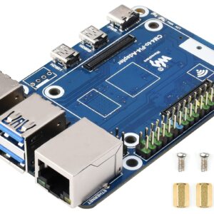 Compute Module 4 to Raspberry Pi 4B Adapter, Based on Compute Module 4 to Reproduce Original Appearance of Pi 4, Alternative for Raspberry Pi 4B,Compatible with Pi 4B Series Hats