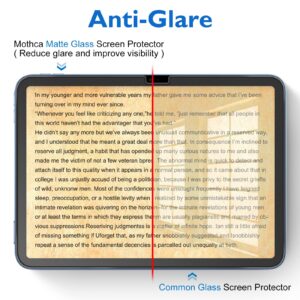 Mothca Matte Glass Screen Protector for iPad 10th Generation (2022, 10.9-inch) Anti-Glare & Anti-Fingerprint HD Tempered Glass Shield Film with Alignment Frame, No Dazzling, Smooth as Silk