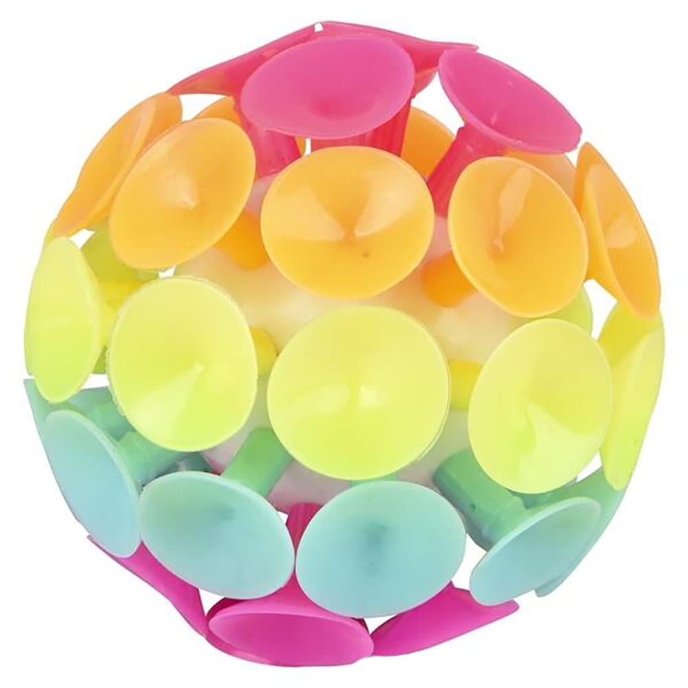 Chochkees Light-Up Suction Cup Throwing Balls, Party Favors for Boys and Girls, 3" Inch Ball (76.2 mm) (Single)