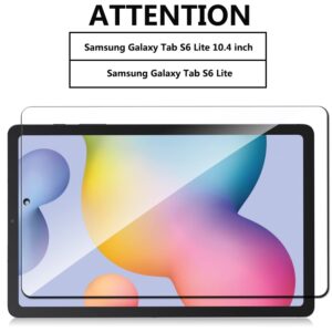 Warmyee [2 Pack] Screen Protector for Samsung Galaxy Tab S6 Lite 10.4 Inch (2022/2020), Galaxy Tab S6 Lite 10.4 inch SM-P610/P613/P615/P619, Tempered Glass