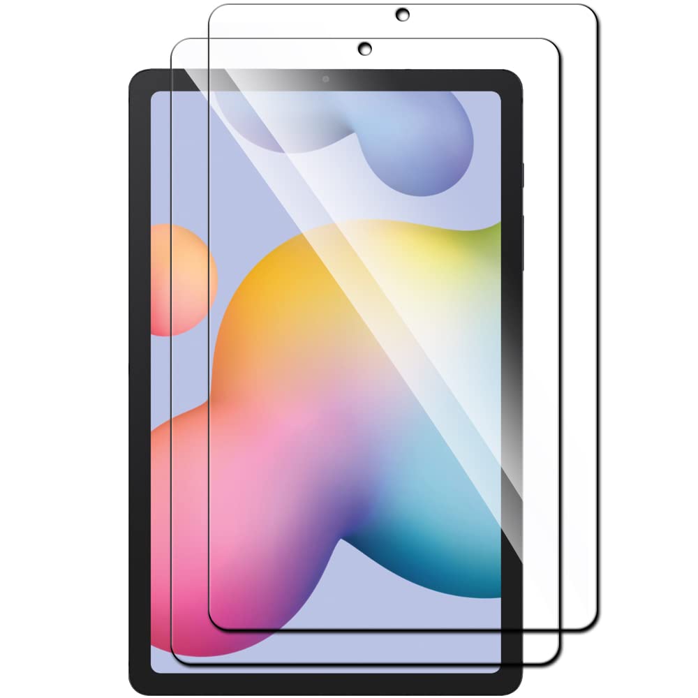 Warmyee [2 Pack] Screen Protector for Samsung Galaxy Tab S6 Lite 10.4 Inch (2022/2020), Galaxy Tab S6 Lite 10.4 inch SM-P610/P613/P615/P619, Tempered Glass