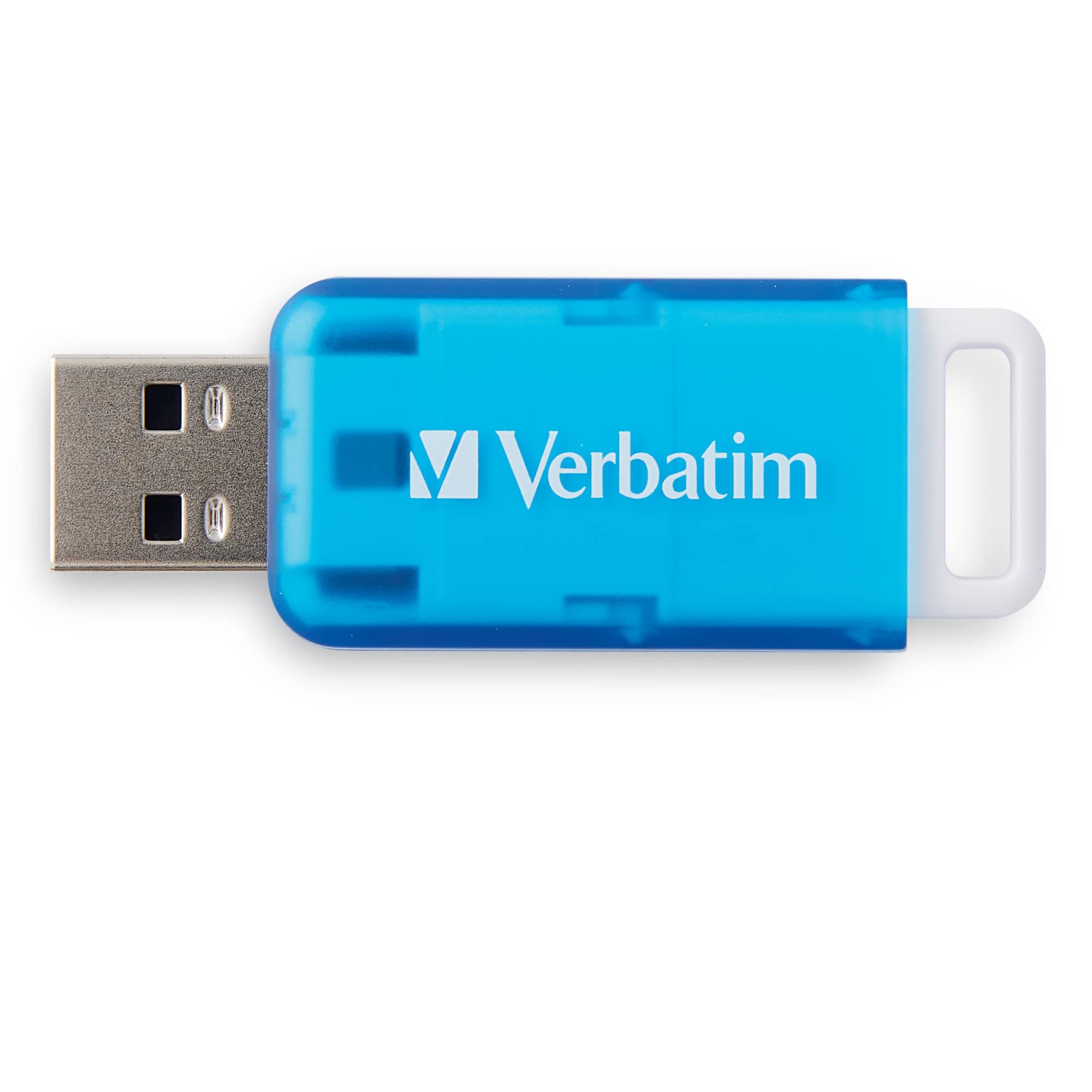 Verbatim® SeaGlass USB 3.2 Gen 1 Flash Drive, 32GB, Blue