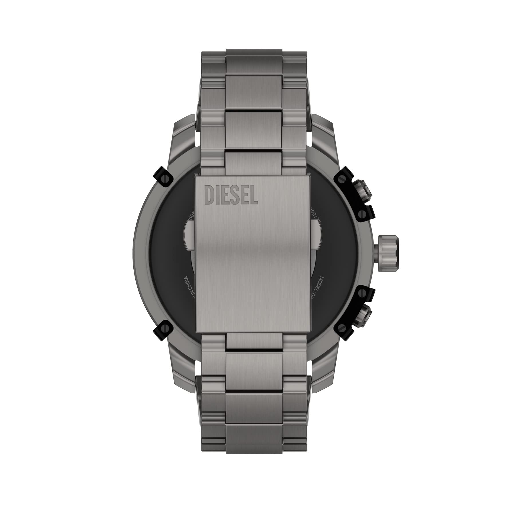 Diesel Men's Griffed Gen 6 45mm Stainless Steel Touchscreen Smart Watch, Color: Gunmetal (Model: DZT2042V)