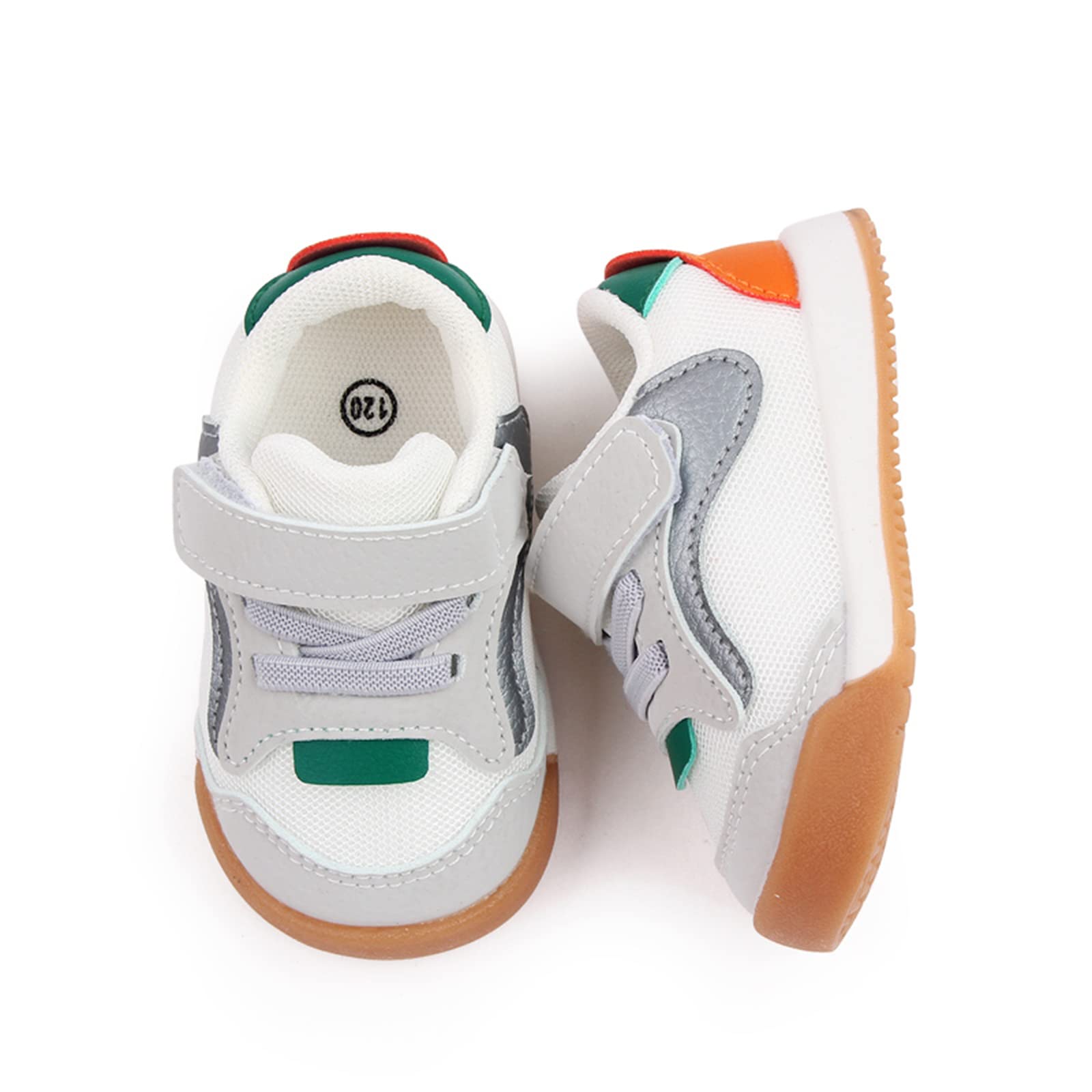 Baby Boy Girl Shoes Infant Non Slip Sneakers Breathable Lightweight Toddler First Walking Shoes 6 12 18 24 Months(6-12 Months, C-Green)