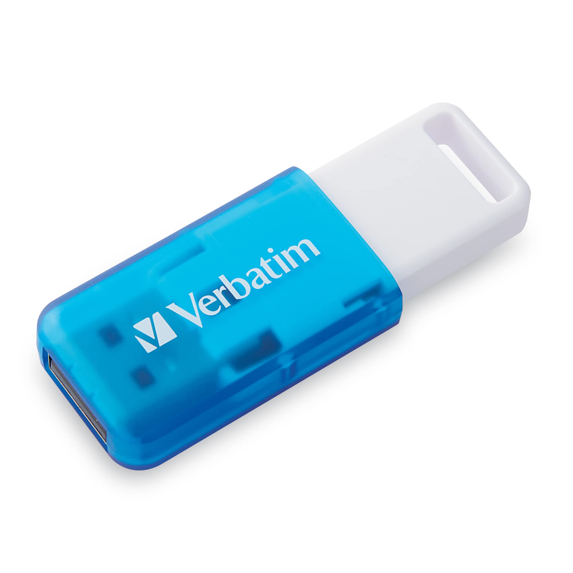 Verbatim® SeaGlass USB 3.2 Gen 1 Flash Drive, 32GB, Blue