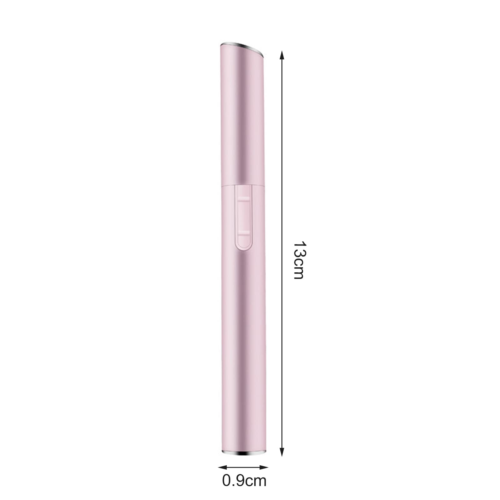 cdar Brow Trimmer，Painless Eyebrow & Facial Hair Trimmer for Men & Women, Battery Included Electric Groomer Pink