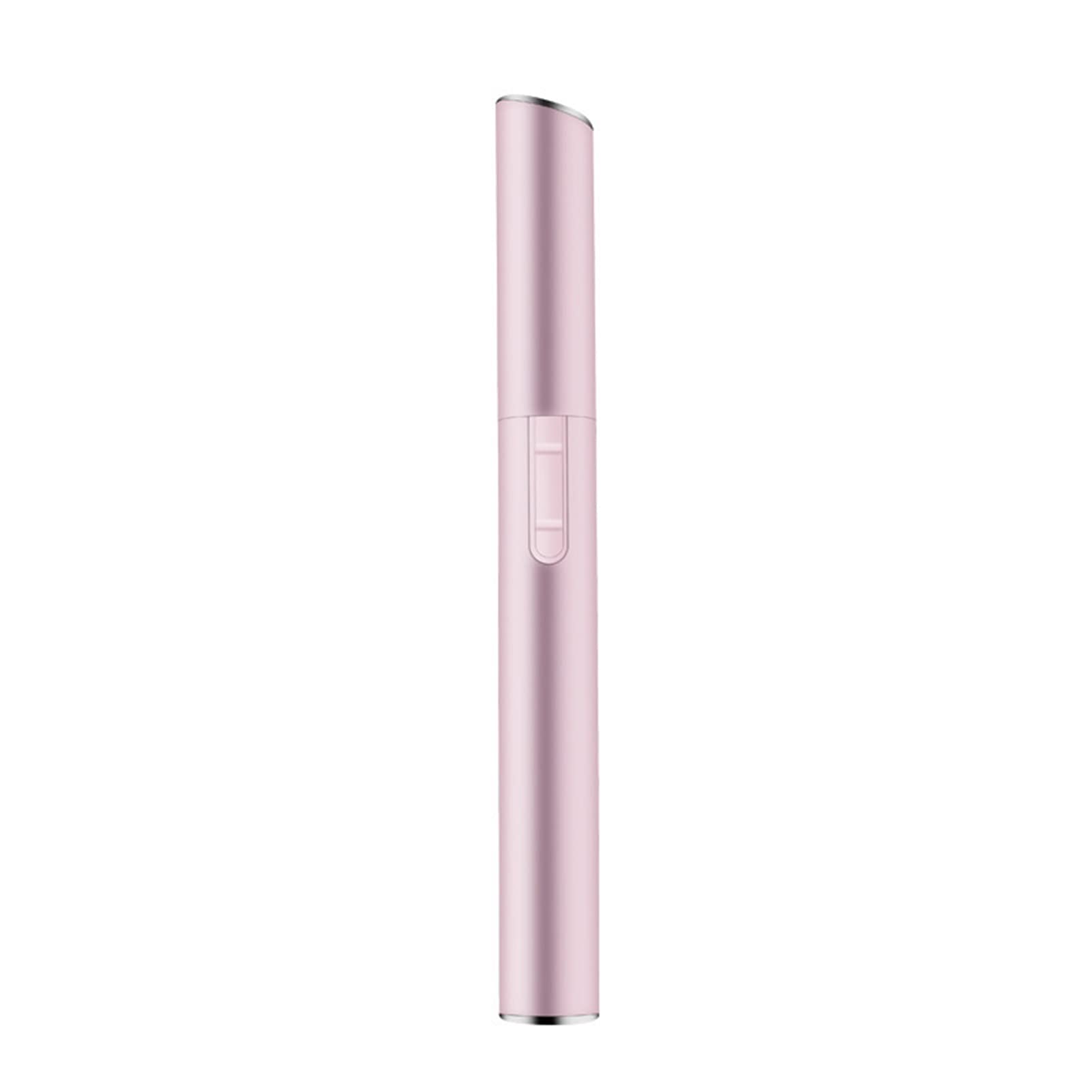 cdar Brow Trimmer，Painless Eyebrow & Facial Hair Trimmer for Men & Women, Battery Included Electric Groomer Pink