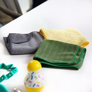 E-Cloth Stroller & Car Seat Cleaning Cloth, Premium Microfiber Cloth with Scrubbing Corner, Ideal for Cleaning Baby Stroller, Car Seats, Car Seat Cover, Booster Seat, 100 Wash Promise