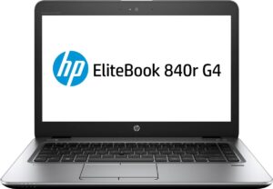 hp elitebook 840r g4 14" laptop core i5-7300u 2.60 ghz 8 gb 256 gb ssd windows 10 pro (renewed)