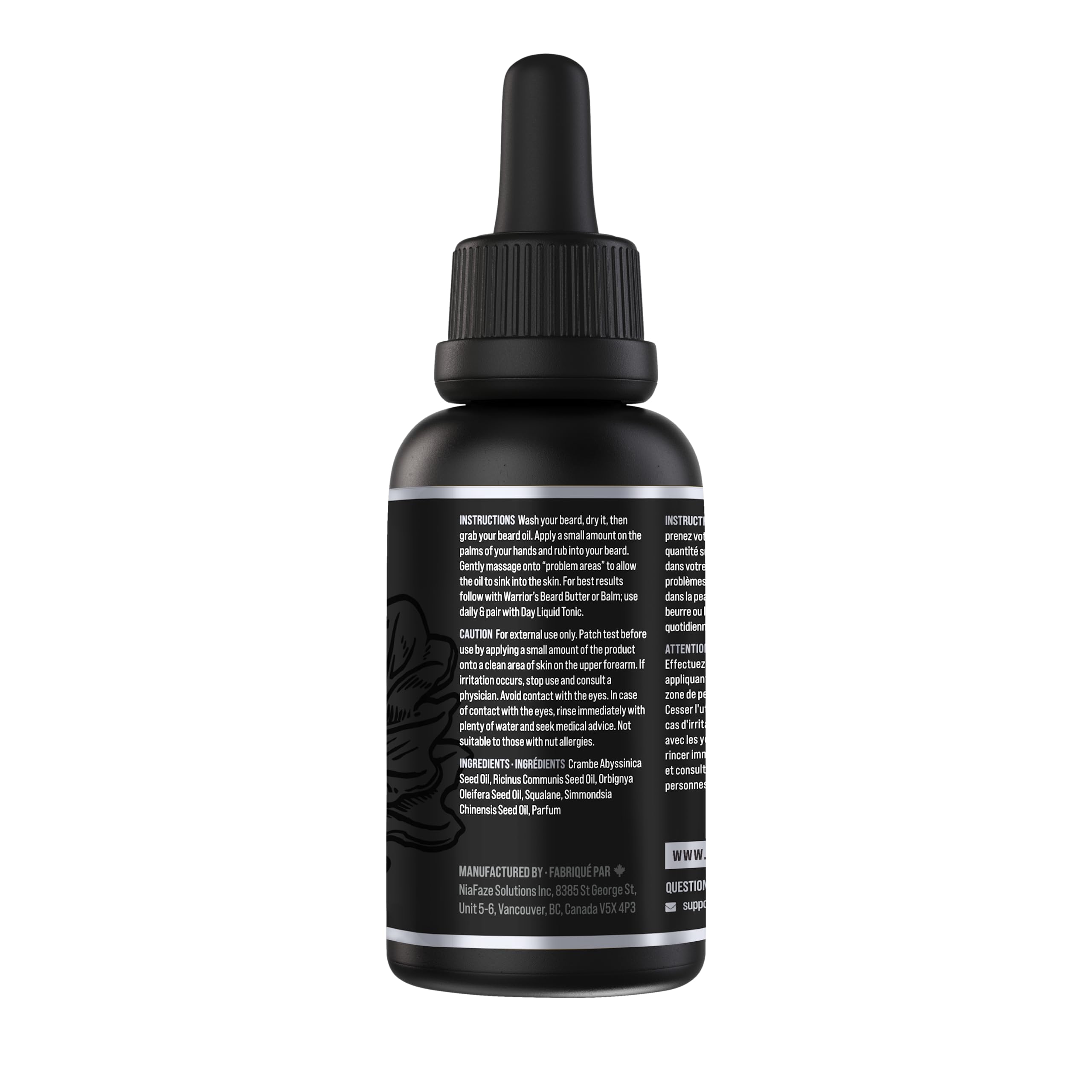 The Beard Struggle Night Liquid Elixir Beard Oil - Silver Collection - Alfheim's Forests - Softens, Moisturizing, & Healthier Beard Growth - Vegan-Friendly Beard Growth Oil (1 Fl oz)