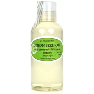 dr adorable - 4 oz - onion seed oil - 100% pure natural premium organic cold pressed