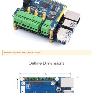 CM4 to Pi 4B Adapter for Raspberry Pi, Use CM4 to Reproduce The Original Appearance of The Pi 4B, Alternative Solution