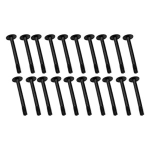 mookeenone 20pcs pc computer case video console cooler radiator fan long screws 6#-32x30mm