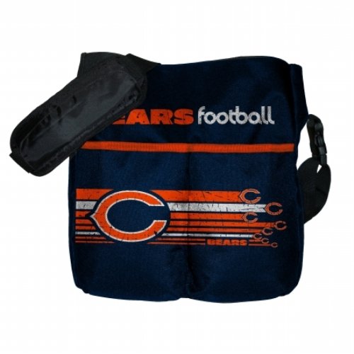 Rico Chicago Football Bears Baby Diaper Bag with Adjustable Padded Shoulder Strap & Changing Pad