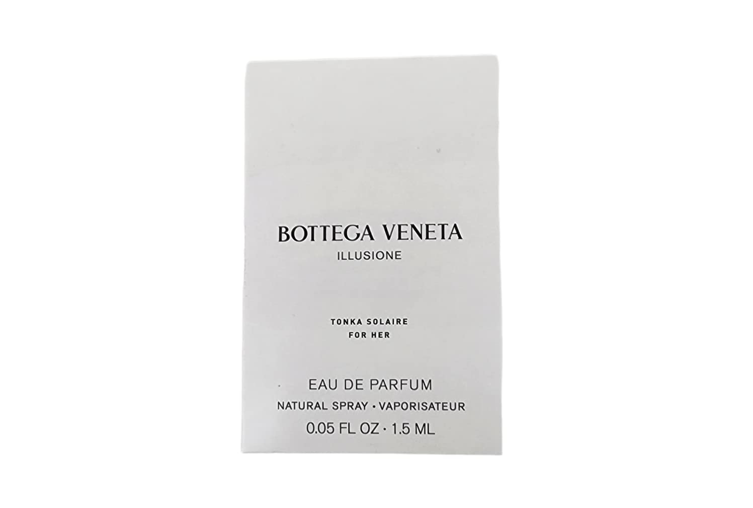 Bottega Veneta Illusione Tonka Solaire for Women Eau de Parfum Vial Spray, 0.05 Ounce